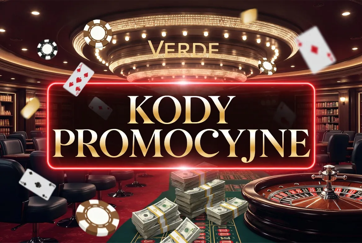 Kod promocyjny Verde Casino wpisywany w polu kuponu w kasjerze